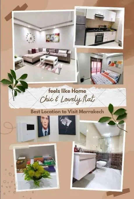 Chic & Lovely Flat In City Center Marrakesh
